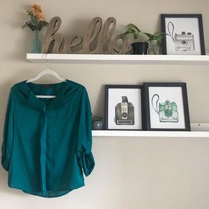 Teal Blouse